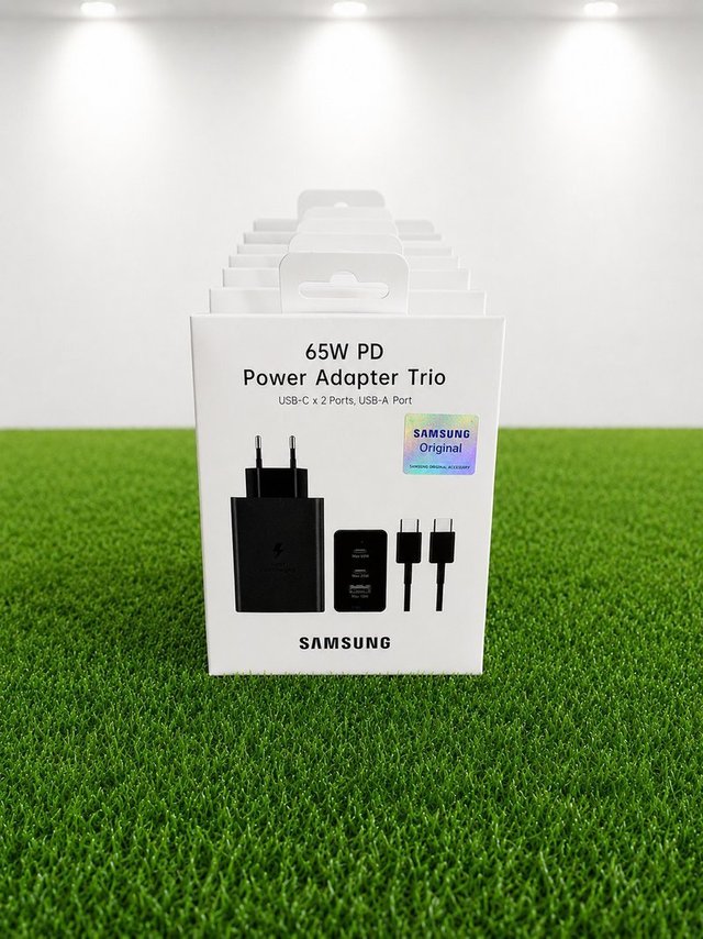 Cargador Samsung Trio 65W PD Adaptador + Cable
