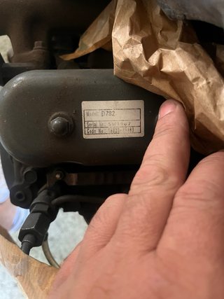 Motor Kubota 3 Cilindros para miniescavadoras D782