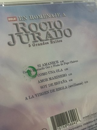 CD En Homenaje a Rocio Jurado
