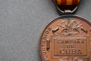Medalla Voluntarios Catalanes Cuba 1869