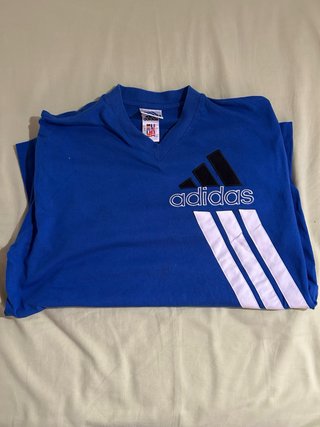Camiseta Adidas Vintage 90s Azul Talla M/S