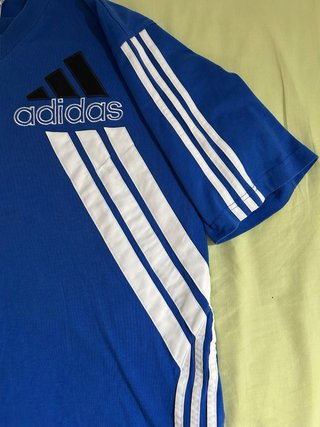Camiseta Adidas Vintage 90s Azul Talla M/S