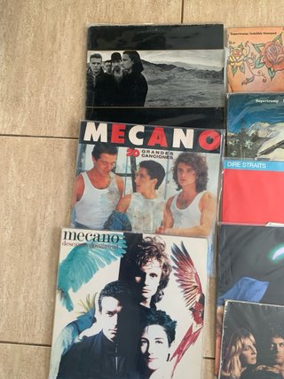 Lote de 11 Discos de Vinilo Pop-Rock