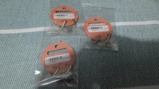 LOTE Pendientes aro dorados piedra gris Day & Eve