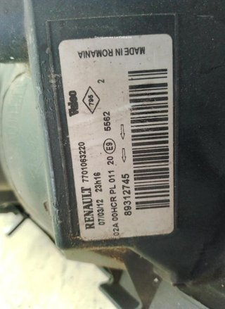 Renault 89312745 faro der megane ii bm0 1 22891594