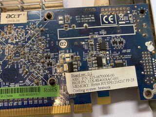 Tarjeta gráfica ATI Radeon HD 3450 256MB pasiva