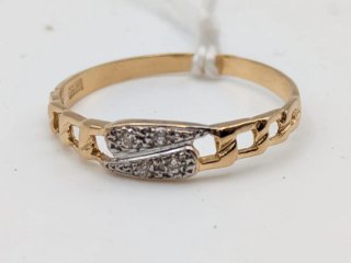 Anillo Oro 18k Diamantes