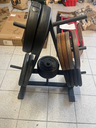 Juego de Pesas 160kg y Barra y Soporte y deadlift