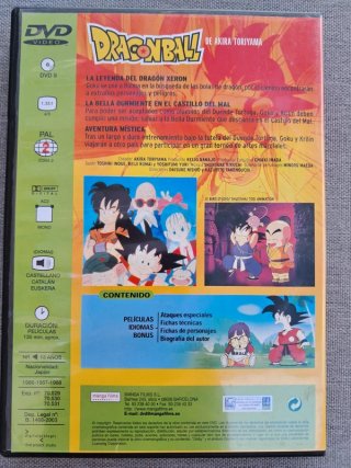 Dragon Ball Pack 3 Películas DVD Español