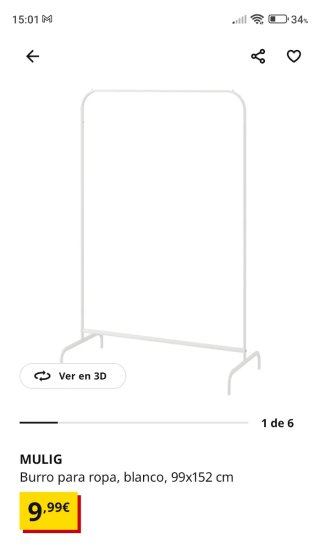 Burro IKEA + perchas