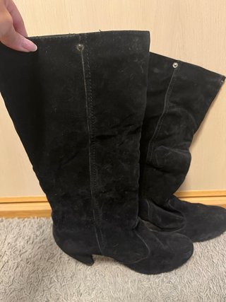 Botas de ante negras