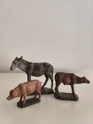 Set de 3 Figuras de Animales de Granja