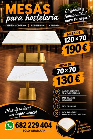 Mesa Mesas para Hostelería bar restaurante