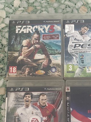 Lote Juegos PS3: FIFA, PES, NBA 2K, Far Cry