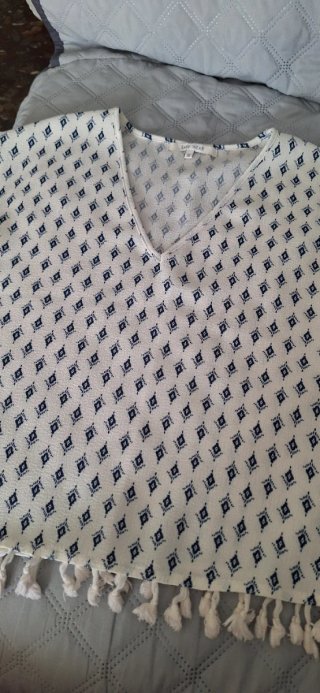Blusa Easy Wear Estampada Talla S