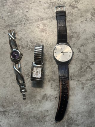 Lote de 3 relojes: Calvin Klein, Jaguar y Gucci