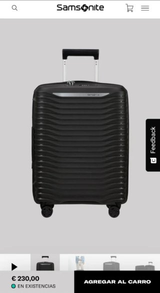 Maleta de Cabina Samsonite NUEVA SIN ESTRENAR
