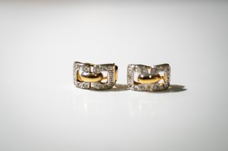 Pendientes Bicolor con Cristales
