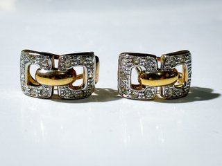 Pendientes Bicolor con Cristales