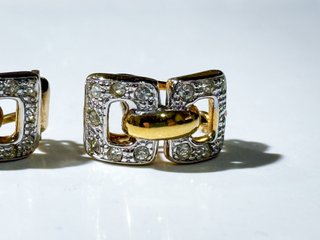 Pendientes Bicolor con Cristales