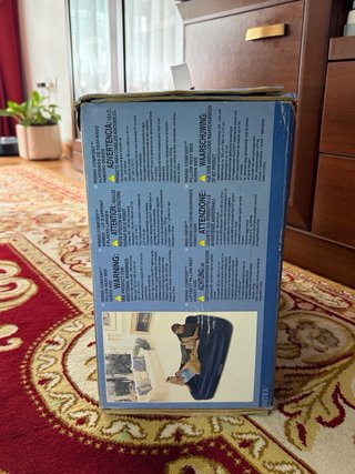 cama hinchable doble INTEX, de 163 × 208 × 47 cm