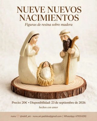 Nacimiento de Resina sobre Madera