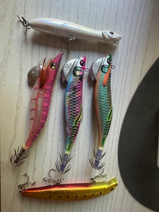 Señuelos de pesca variados