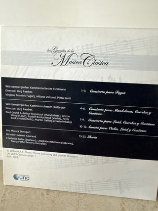 Pack 3 CDs Música Clásica: Vivaldi, Haydn, Verdi