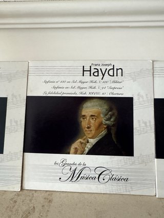 Pack 3 CDs Música Clásica: Vivaldi, Haydn, Verdi