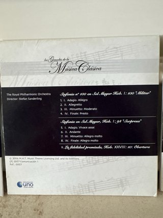 Pack 3 CDs Música Clásica: Vivaldi, Haydn, Verdi