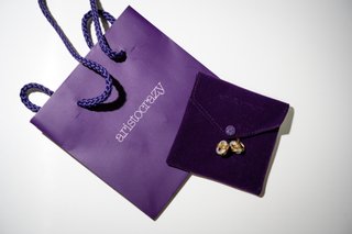 Pendientes vintage bicolor con cristales