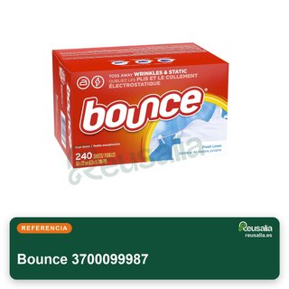 Bounce hojas suavizante aroma lino fresco