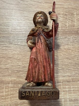 Figura Decorativa de Resina Santiago Apóstol