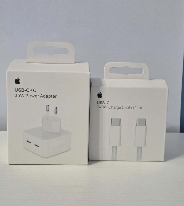 Cargador iPhone Dual 35w + Cable CC 240w Original
