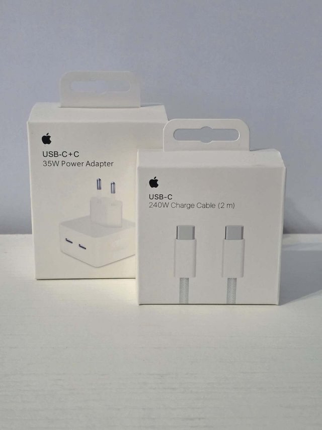 Cargador iPhone Dual 35w + Cable CC 240w Original