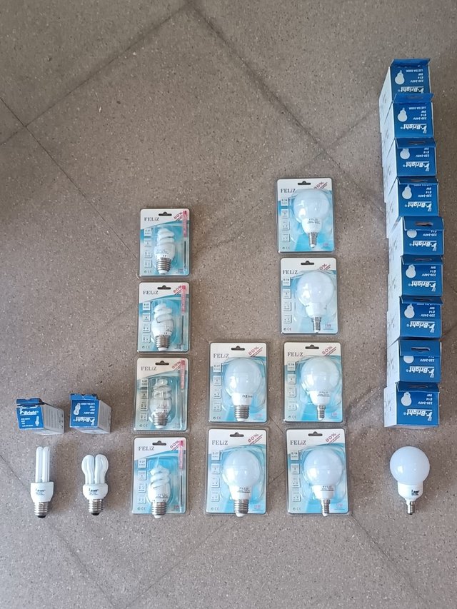 Lote de 15 Bombillas de Bajo Consumo