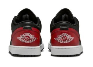 Zapatillas Nike Jordan 1 Low Rojas y Negras