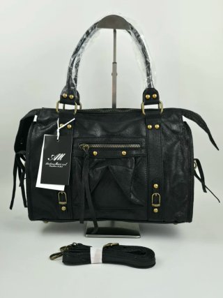 Borsa nera stile City Bag A4 università
