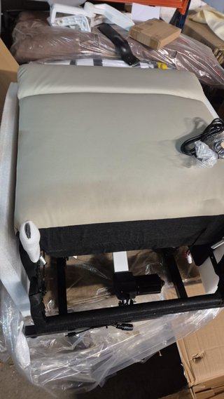 Sillón Levanta Personas Masaje y Calor Gris Tara