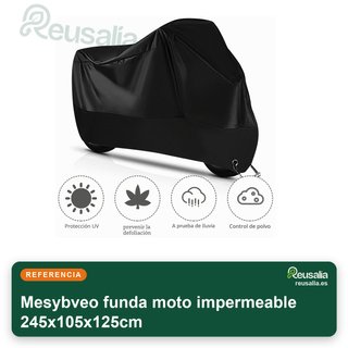 Mesybveo funda moto impermeable 245x105x125cm