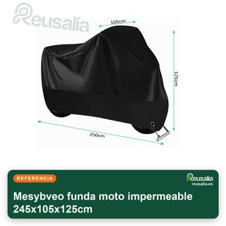Mesybveo funda moto impermeable 245x105x125cm