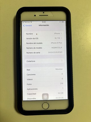 iPhone 8 Plus 64GB Negro/Plata y 8 64 y 256GB