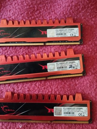 3 Módulos RAM G.Skill DDR3 1600MHz 4GB