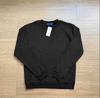 Sudadera Negra con Logo Rojo