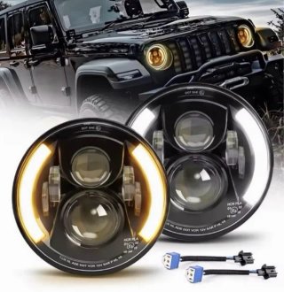 Set de 2 Faros LED 7 Pulgadas Homologados