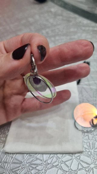 Pendientes Viceroy Iriscentes Plata y Morado