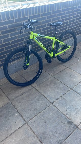 Bicicleta de Montaña Rockrider Amarilla