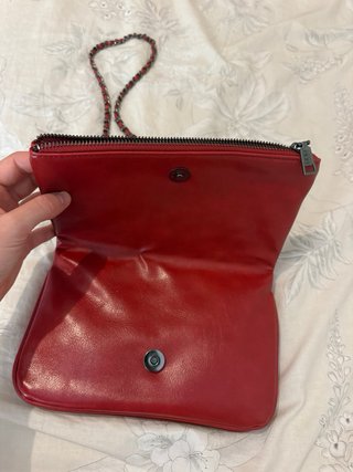 Bolso Misako rojo con cadena