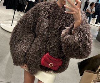 Abrigo de pelo Zara