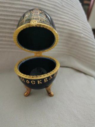 Huevo de Porcelana Decorativo Moscú
